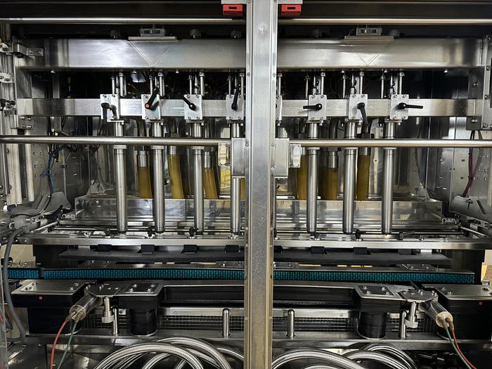 Used Masterfil 8 Head In Line Filling machine Freddie S3000