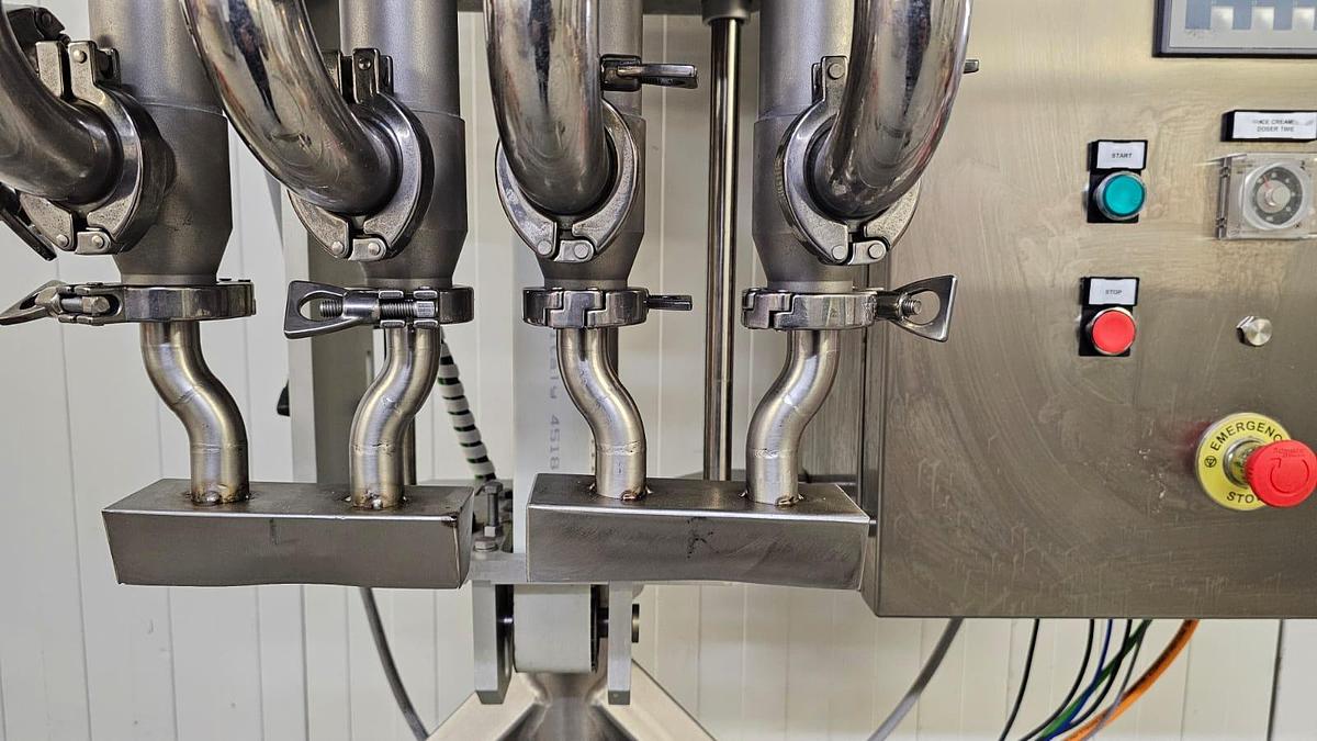 Used ROKK RU3S Semi-Automatic Ice Cream Filling Machine