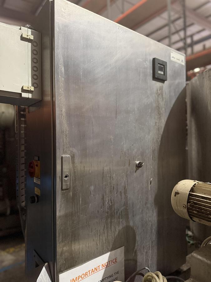 Used Terlet 250L Jacketed Cooking Vessel – Anchor Scraper Mixer – Steam Heated 