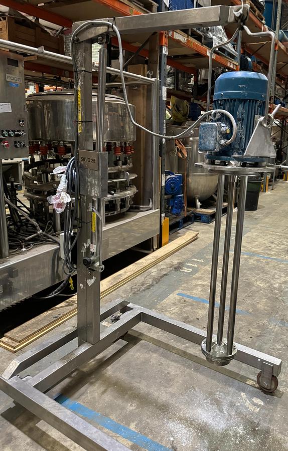 Used Used Batch High Shear Mixer With Stand 