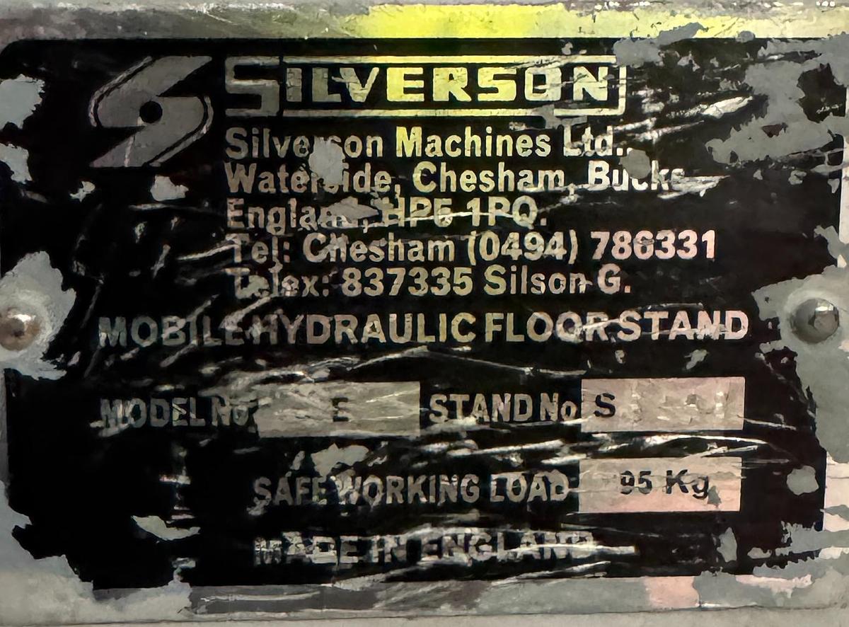 Used Batch High Shear With Silverson Stand