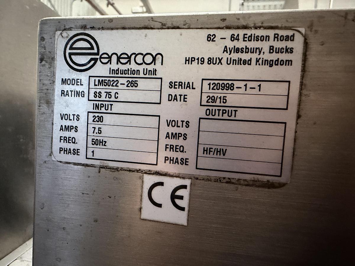 Used Enercon Super Seal Induction Cap Sealer LM5022-265 – 2015 – Foil Cap Sealing Machine