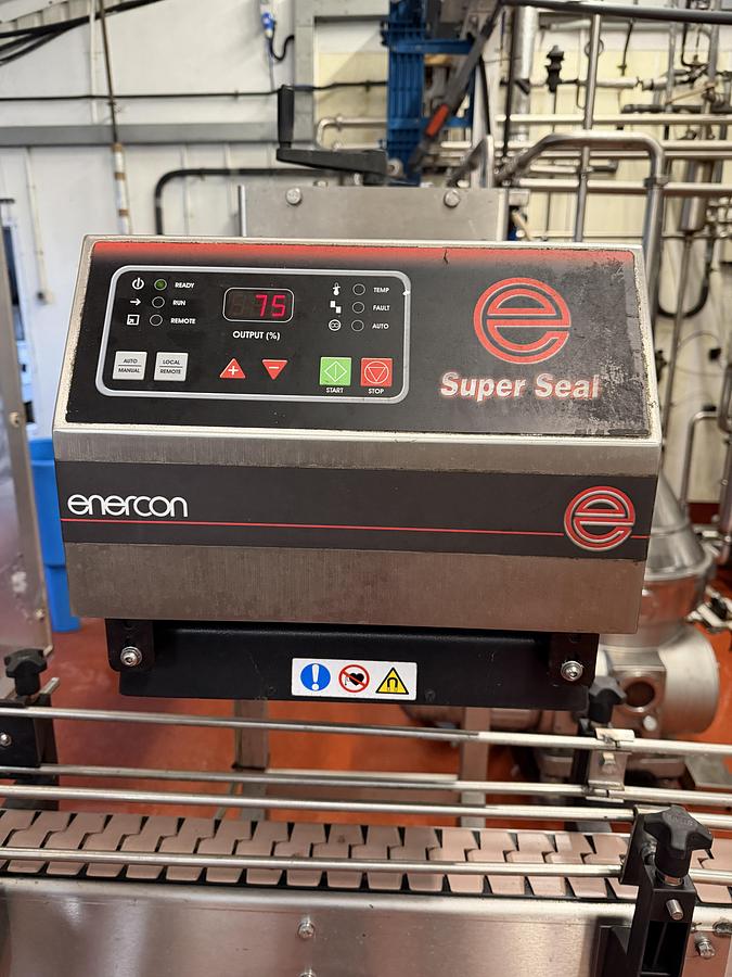 Used Enercon Super Seal Induction Cap Sealer LM5022-265 – 2015 – Foil Cap Sealing Machine