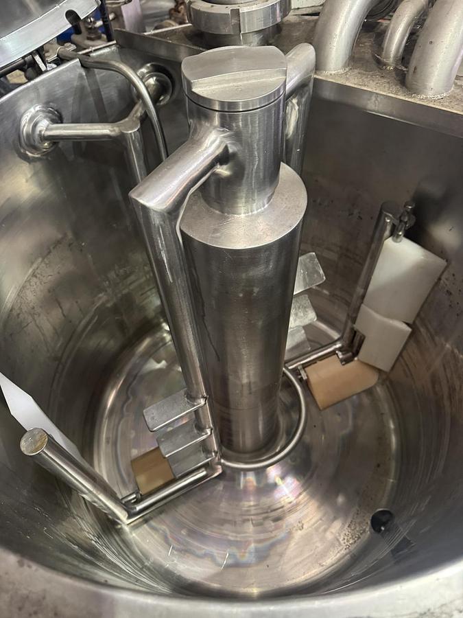 Used Terlet 250L Jacketed Cooking Vessel – Anchor Scraper Mixer – Steam Heated 