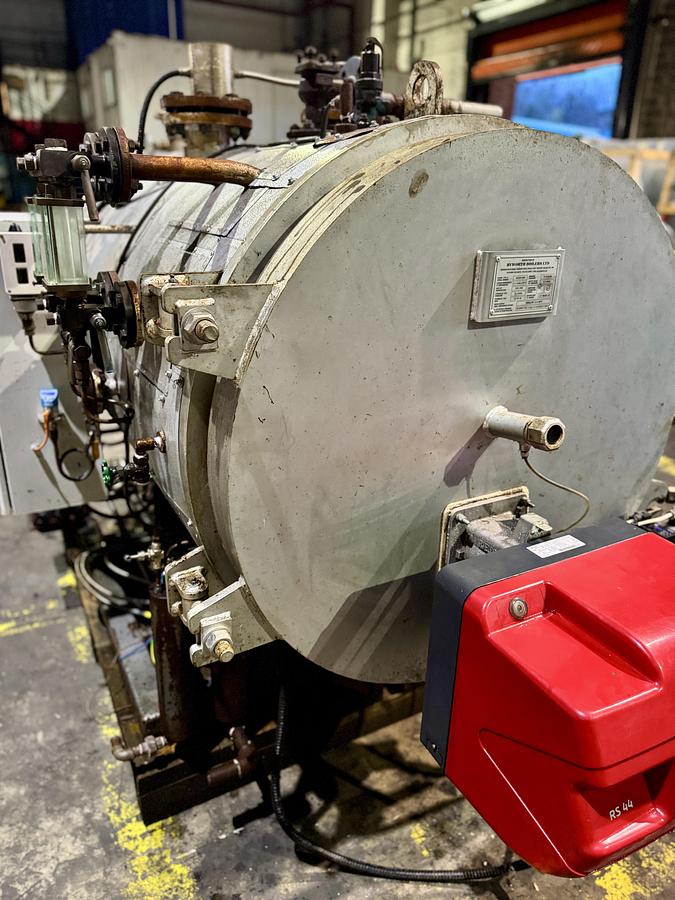 Used Byworth Steam Boiler  500 kg/hr  Year 2018