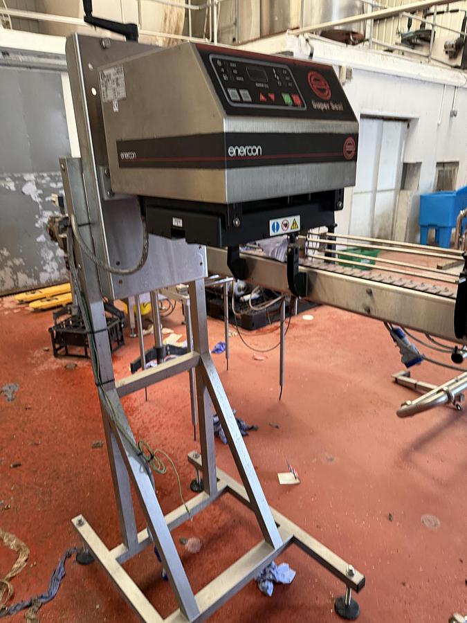 Used Enercon Super Seal Induction Cap Sealer LM5022-265 – 2015 – Foil Cap Sealing Machine