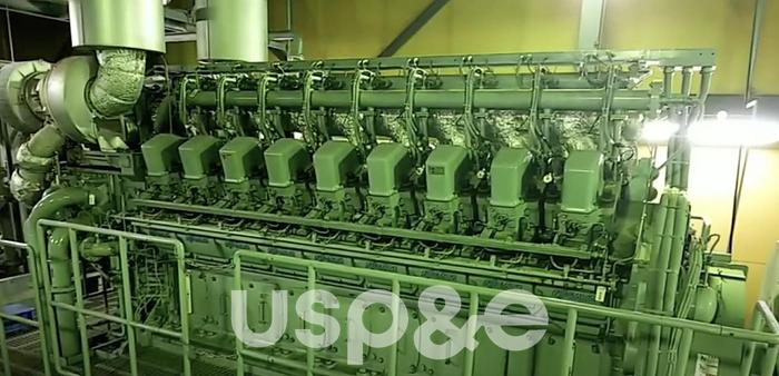 Used 5.7 MW 2004 Used Niigata 18V22AG Natural Gas Generator Sets