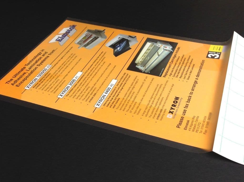 Xyron Gloss Single-Side Laminate A4 Protective Sheets 229mm x 305mm (100)