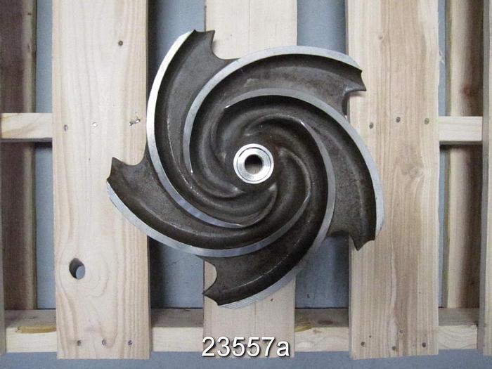 Used Goulds 3175 Impeller, 3175S, 4x10x18, 5 Vanes, 15" Diameter #23557