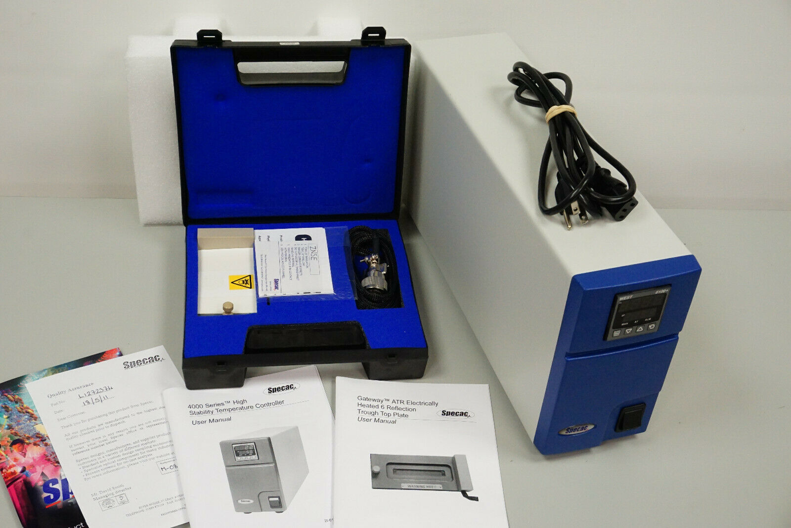 Perkin Elmer L1272374 SPECAC ATR Gateway Heated HATR Top Plate ZnSe 110V 200°C