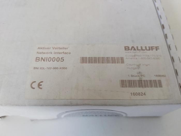 Aktiver Verteiler, BNI0005, BNI IOL-102-000-K006, Balluff neu