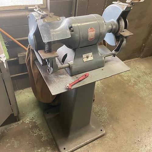 Used Cincinnati KOAP 100 Pedestal Grinder 10" X 1" #6424 #1