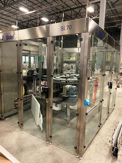 Unused Labeler, Sidel, Mdl SL70, Wrap Around, Glue System A #C743903