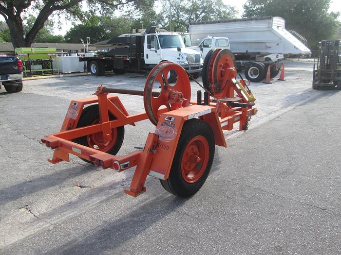 Used Single Axle Cable Reel Trailer