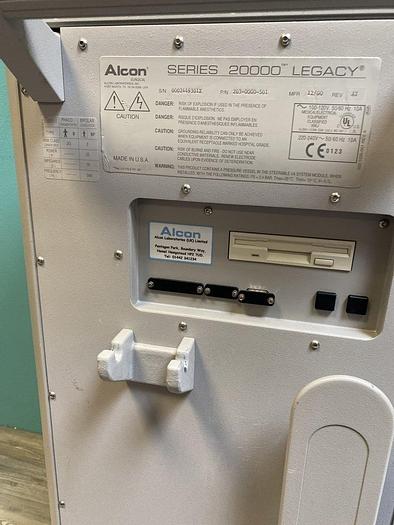 Used Alcon Legacy Series 20000 Phacoemulsifier Emulsifier Aspirator + Fußschalter, LHP005895