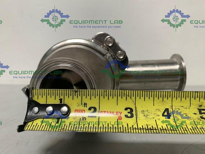 Used GEA Tuchenhagen SZ-BB-L0-13J/52/3A Valve w/ 1 1/2" Sanitary Fittings