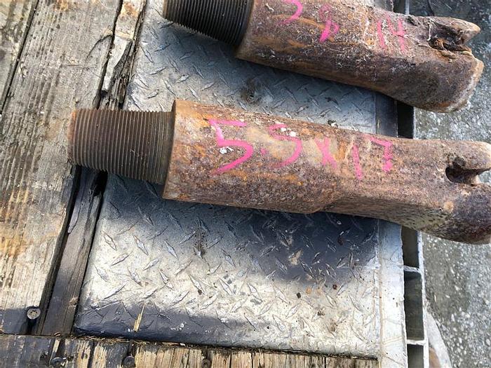 Used 5-1/2" x 17" Chisel Style Drill Bit