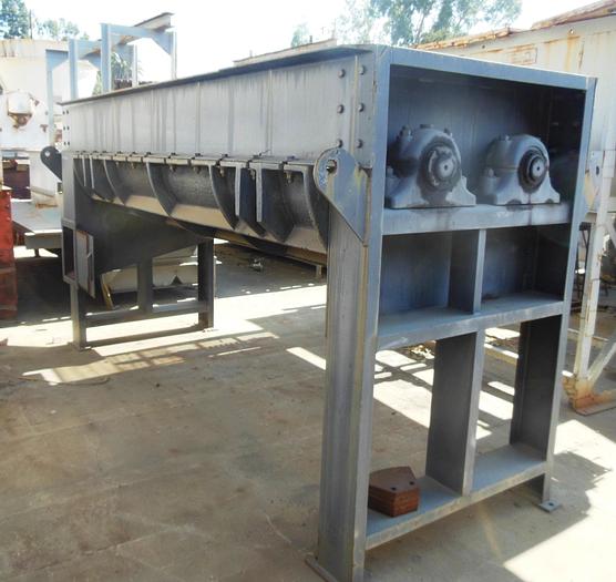 Used Mixer, Pug Mill, Jeffrey, Twin Shaft, 50 HP #S737680