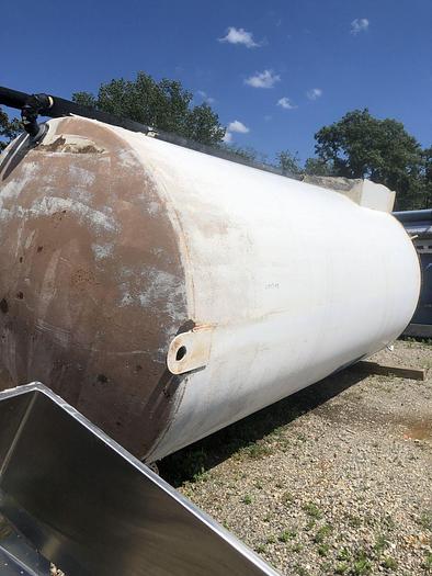 Used Tank, 6,000 Gallon, S/st, 10' x 17', Jkt, Insul, DCI, C #S744022