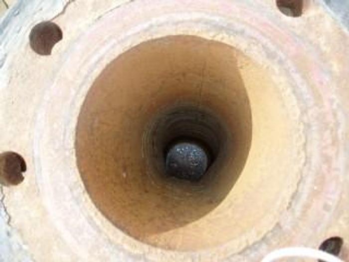 Used Pump, Centrif., 15 HP, C/st, 5" In/out (4) #S734497