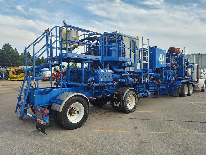 Used 2014 Cement Double Pump Trailer, BJ