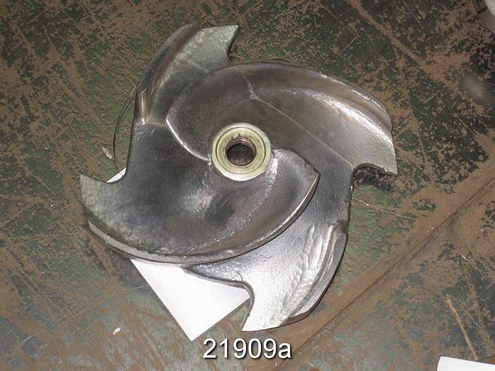 Used Goulds 3175 Impeller, 11", 2/4-Vane Casting No.: 55921 (For 3x6x14 Pump) #21909