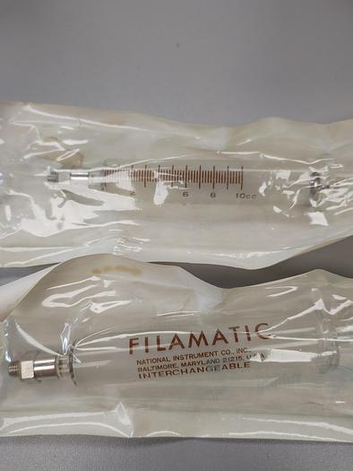 Filamatic glass syringe 10cc(110)
