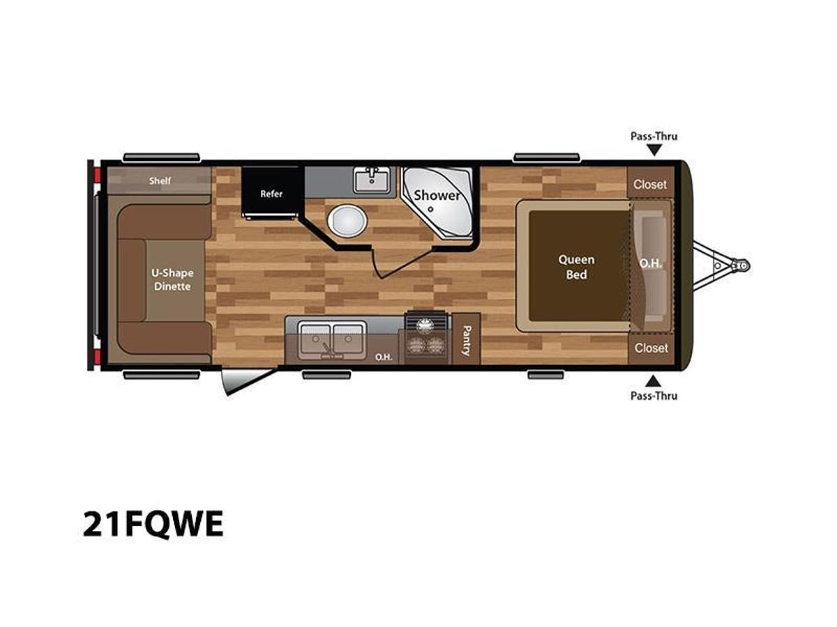 Used 2016 Keystone RV Hideout 21FQWE