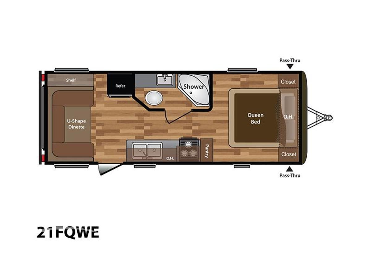 Used 2016 Keystone RV Hideout 21FQWE