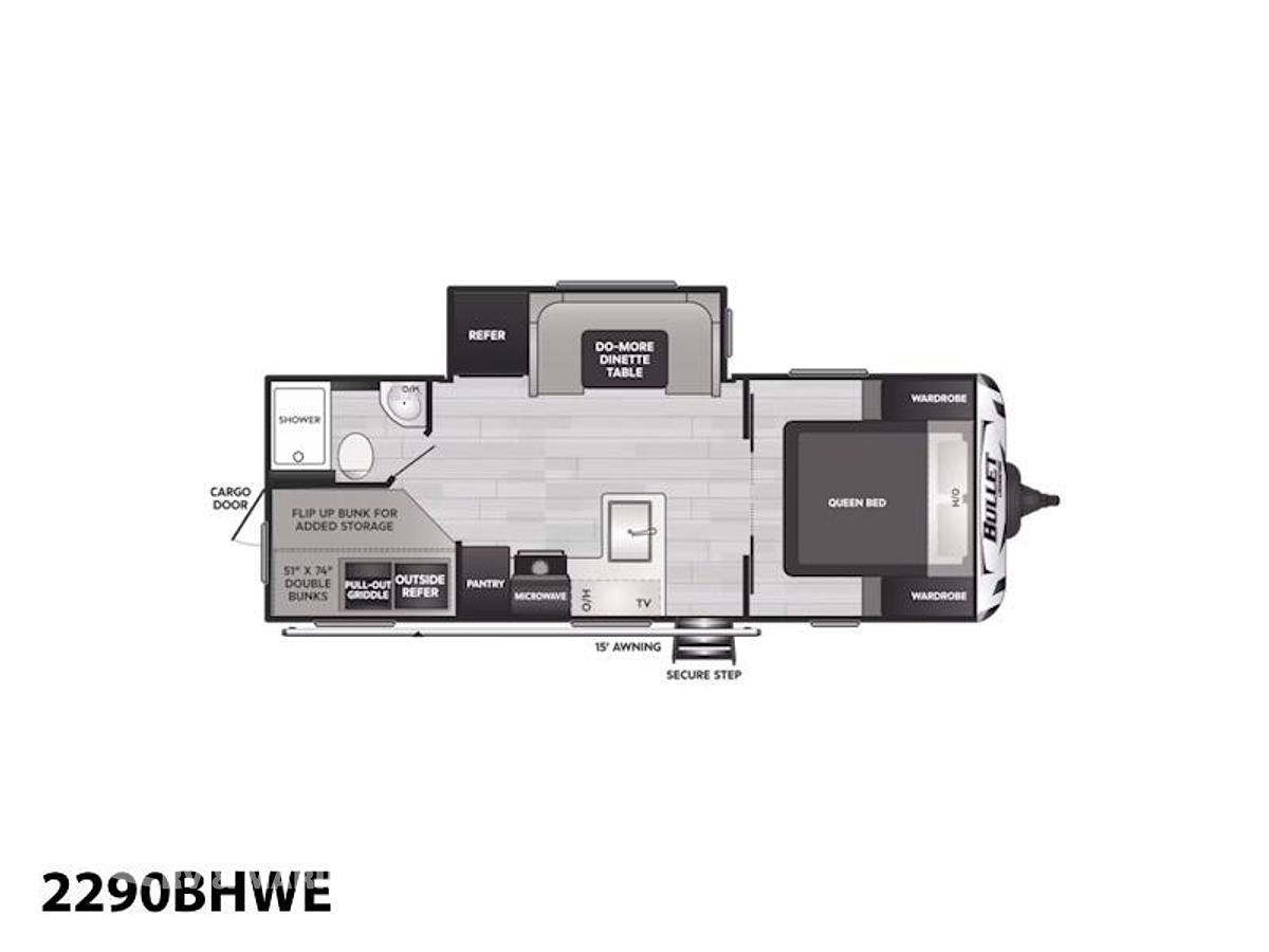 2025 Keystone RV Bullet Crossfire 2290BHWE