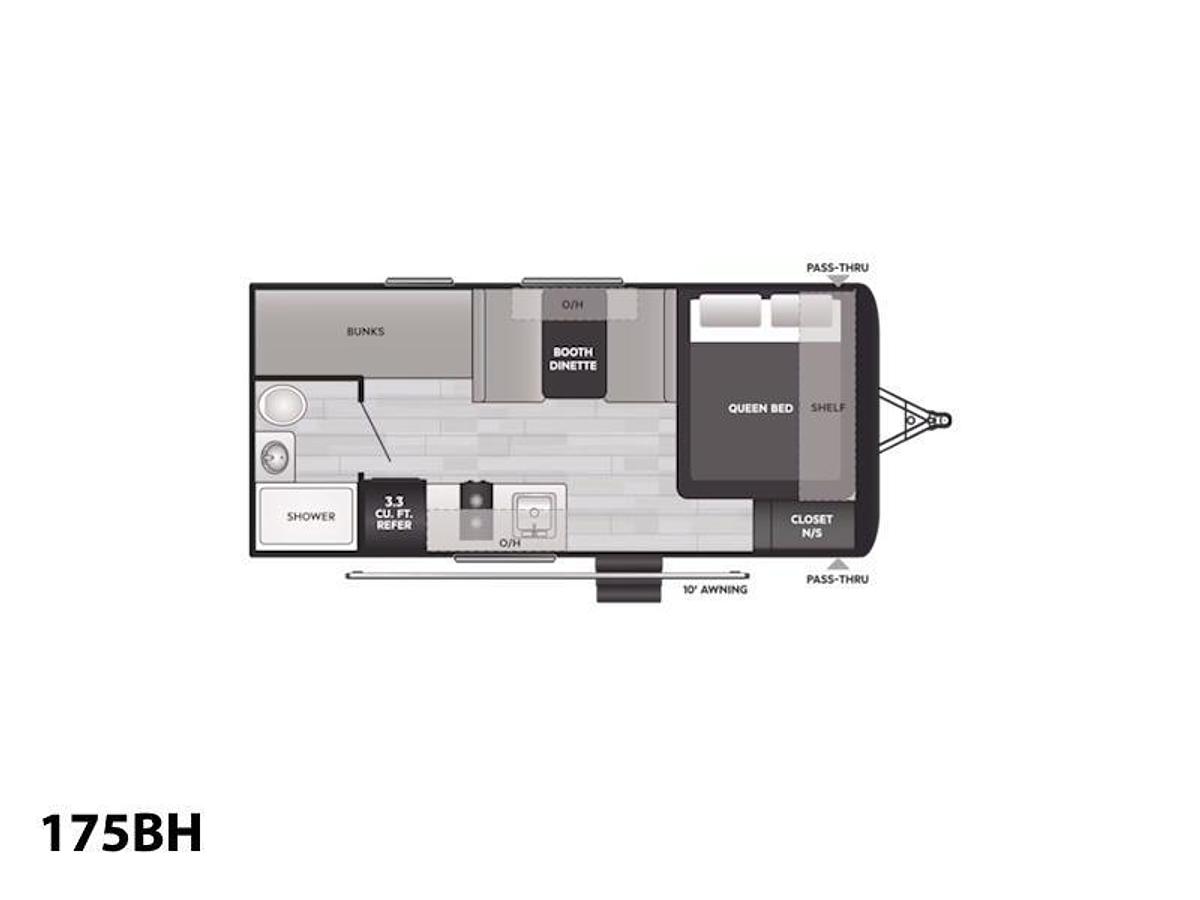 2025 Keystone RV Hideout Sport Single 175BH
