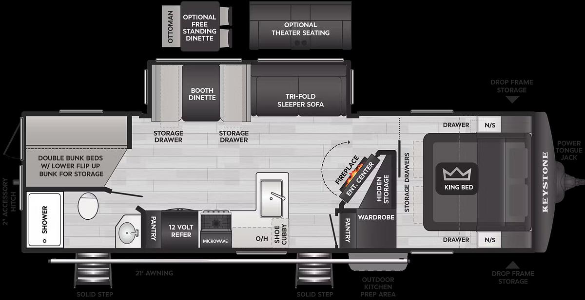 2026 Keystone RV Cougar 28BHWE