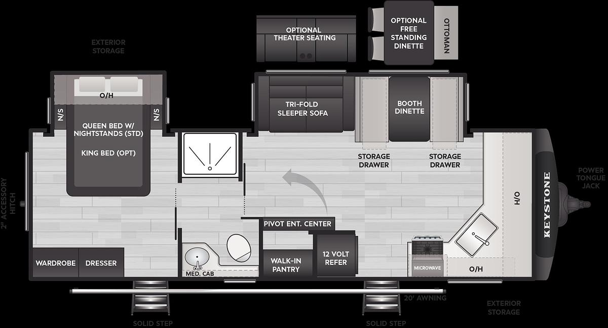 2026 Keystone RV Cougar 25FKWE