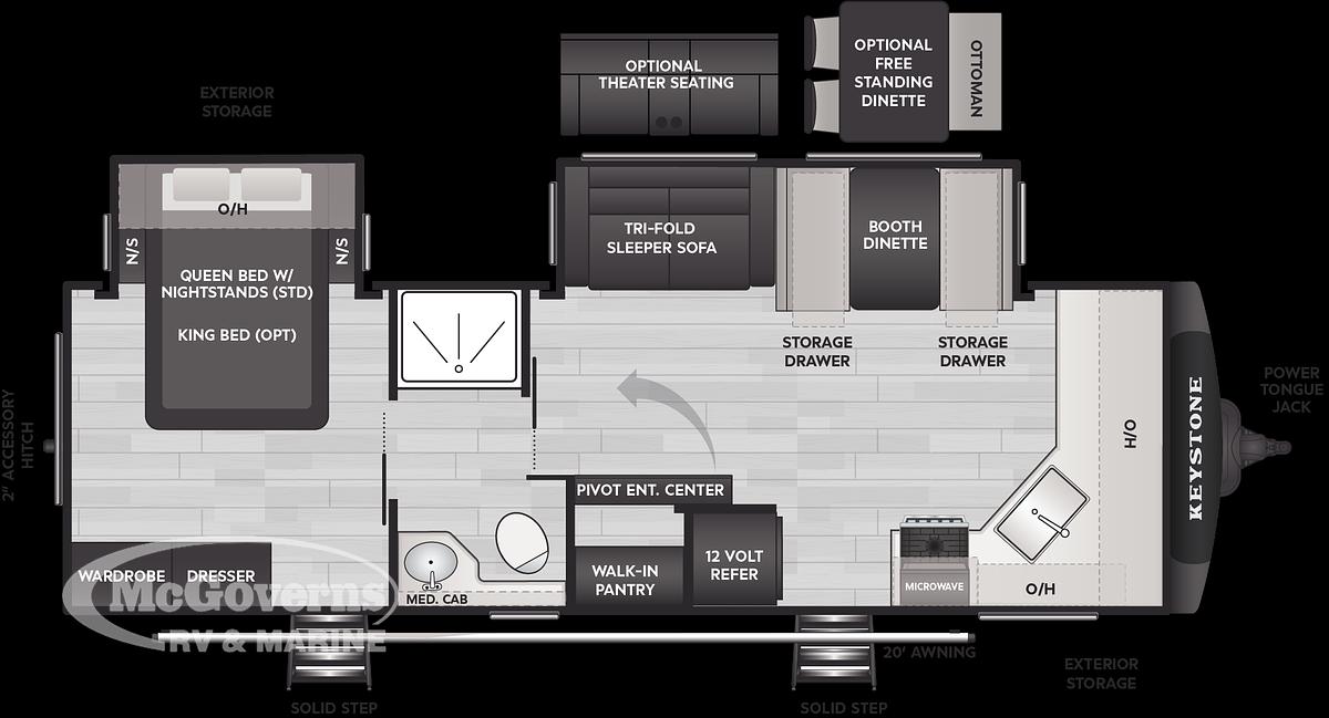 2026 Keystone RV Cougar 25FKWE
