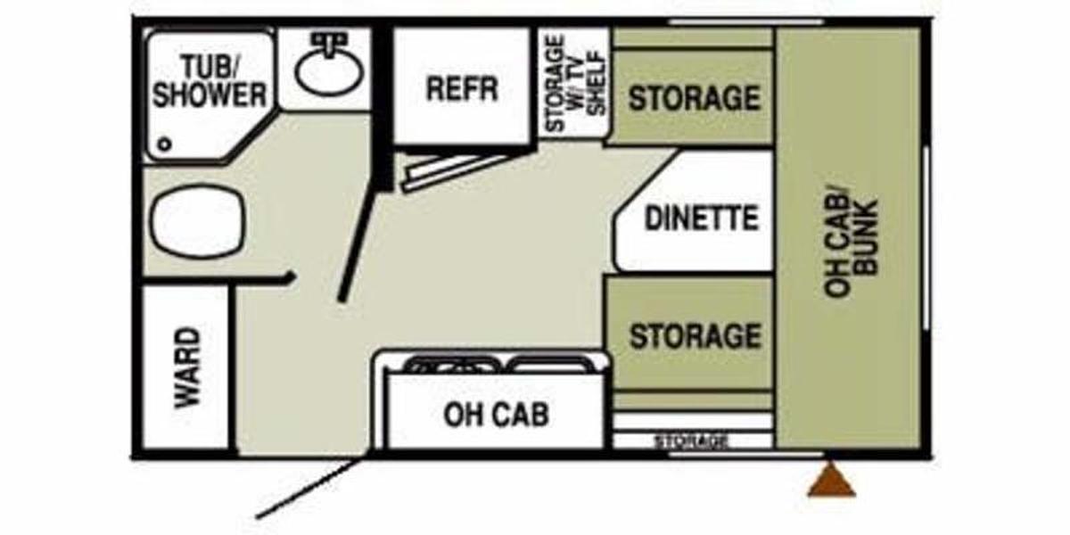 Used 2008 Starcraft RV Starcraft Travel Star TRAVELSTAR SPORT 16FDB