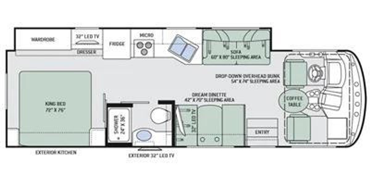 Used 2018 Thor Motor Coach Hurricane 29M