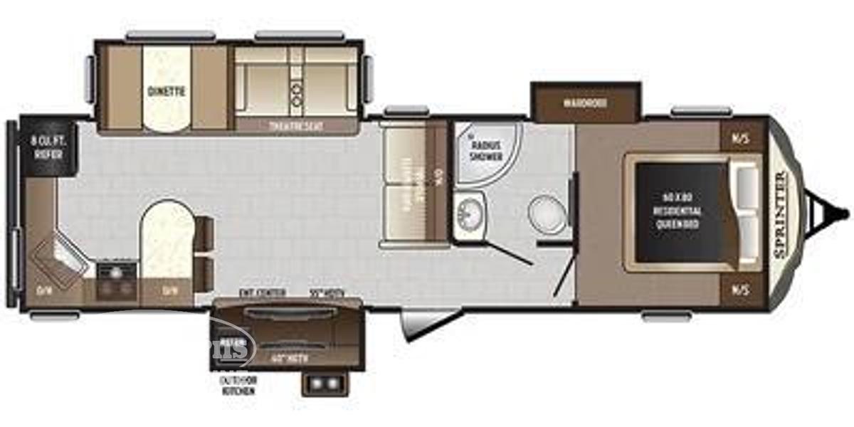 Used 2018 Keystone RV Sprinter 312MLS