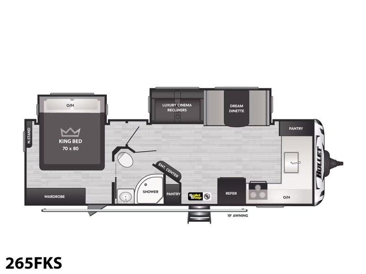 2024 Keystone RV Bullet 265FKS