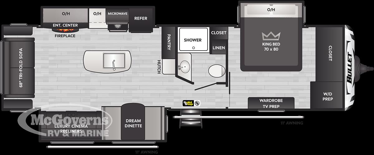 2025 Keystone RV Bullet Premium 310RES