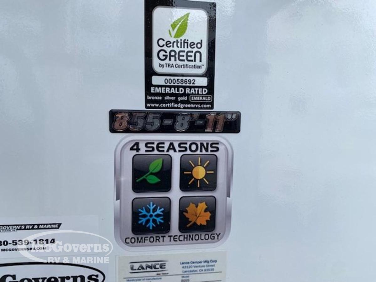 2023 Lance Truck Campers Short Bed 855S