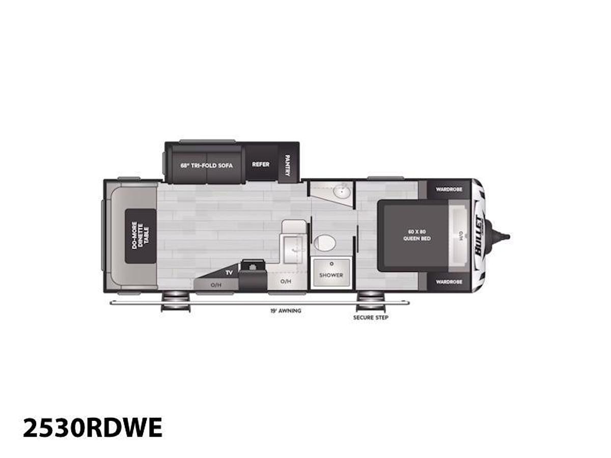 2025 Keystone RV Bullet Crossfire 2530RDWE