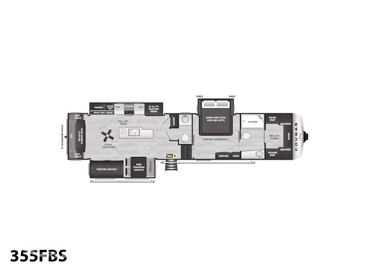 2025 Keystone RV Cougar 355FBS