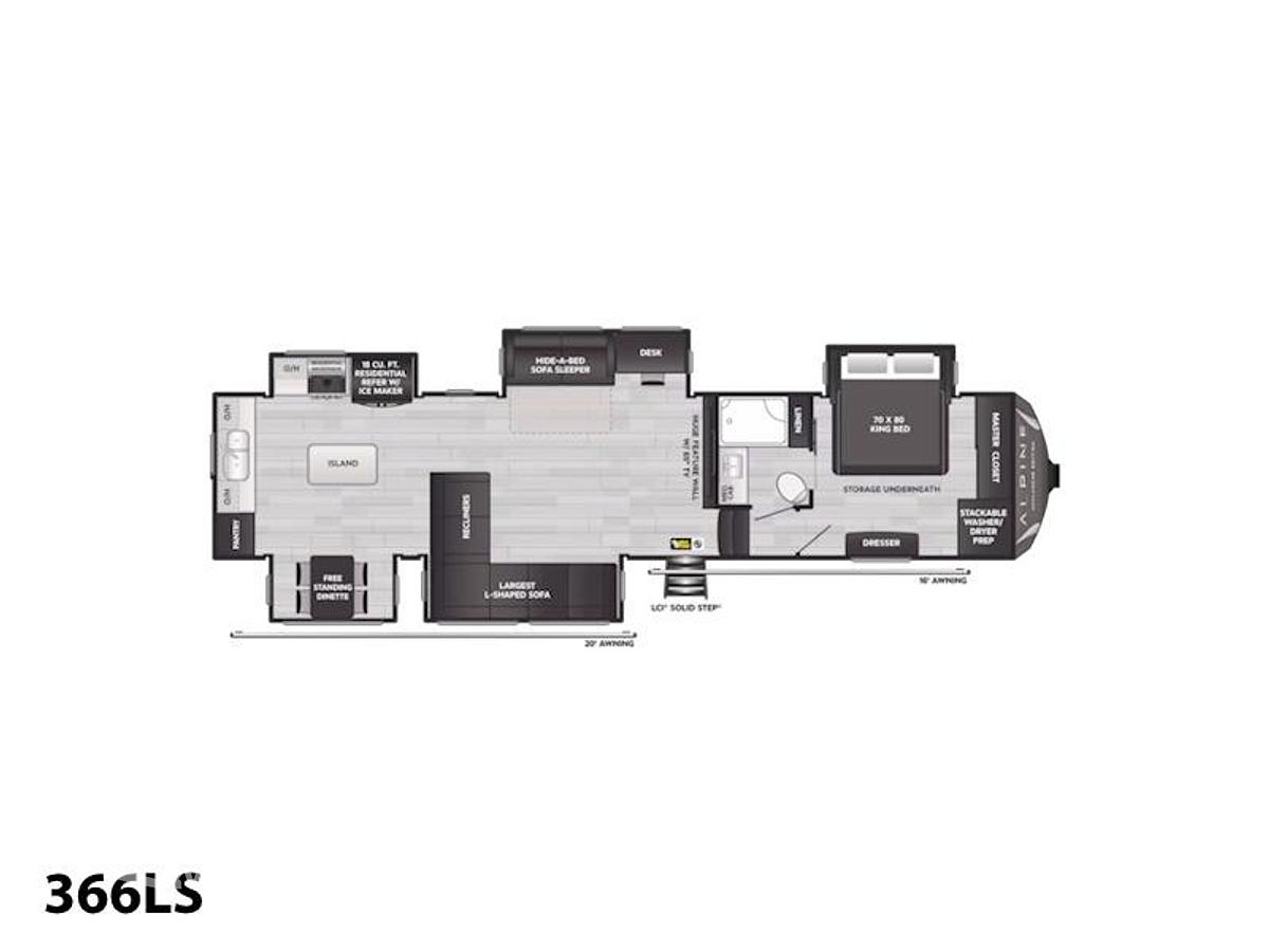 2025 Keystone RV Alpine Avalanche Edition 366LS