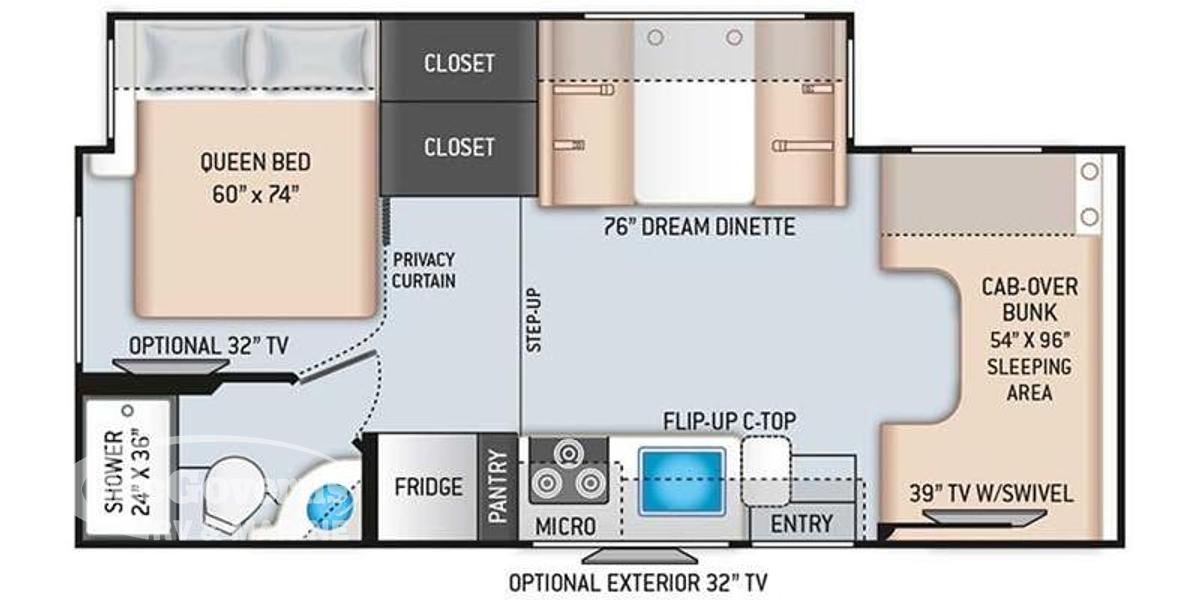 Used 2022 Thor Motor Coach Chateau 24F