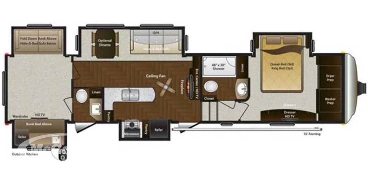Used 2015 Keystone RV Keystone Mountaineer Mountaineer 356TBF - Dealer Stock
