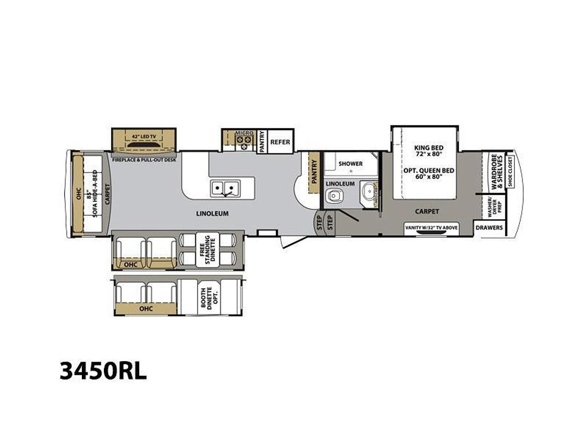 Used 2014 Forest River Cardinal 3450RL