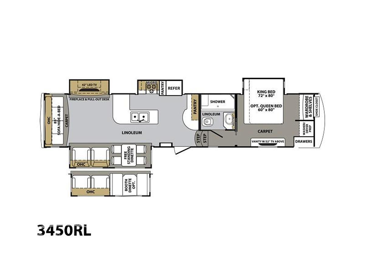 Used 2014 Forest River Cardinal 3450RL