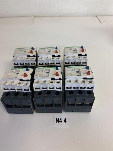 Used TELEMECANIQUE LRD14 OVERLOAD RELAY (LOT OF 5)& LRD08(LOT OF 1) FAST SHIPPING!