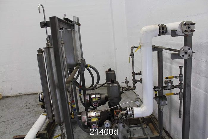 Used Bran & Luebbe Chemical Metering System With Two Pumps #21400