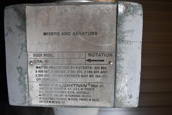 Used USED LIGHTNIN CLAMP-ON MIXER, 1.5 HP